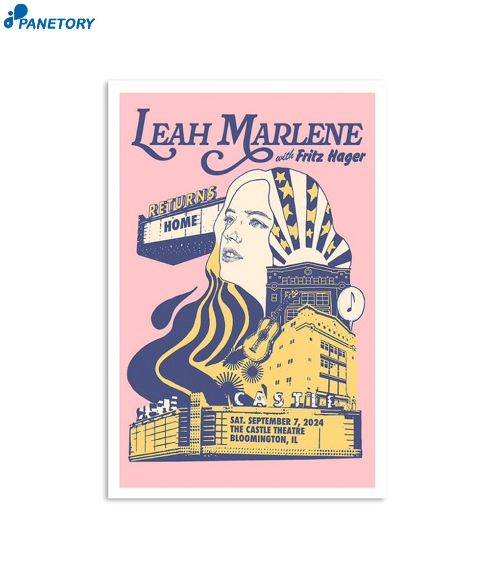 Leah Marlene Castle Theatre Bloomington Il Sept 7 2024 Poster 2 Leah Marlene Castle Theatre Bloomington Il Sept 7 2024 Poster