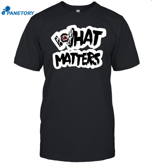 Milaysia Fulwiley Wearing South Carolina What Matters Shirt