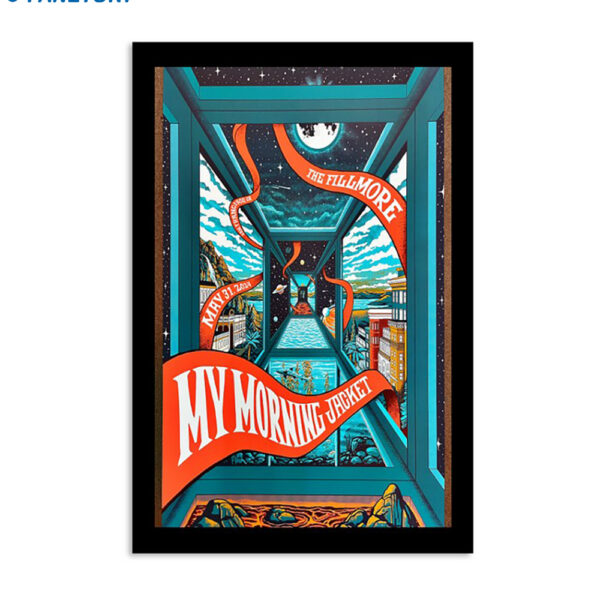 My Morning Jacket The Fillmore San Francisco Ca May 31st 2024 Poster