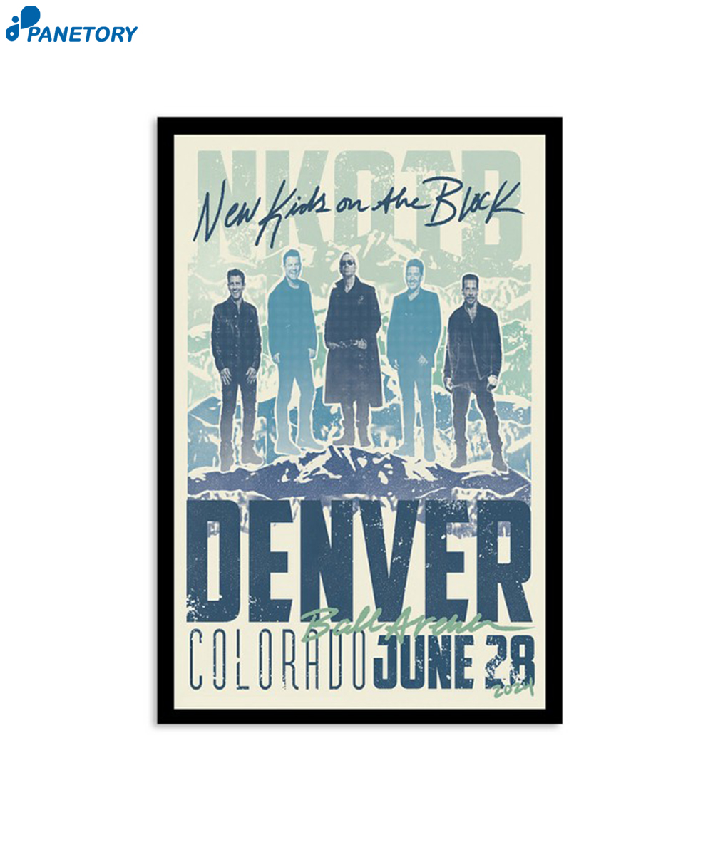 New Kids On The Block Ball Arena Denver Co June 28 2024 Poster 2 New Kids On The Block Ball Arena Denver Co June 28 2024 Poster