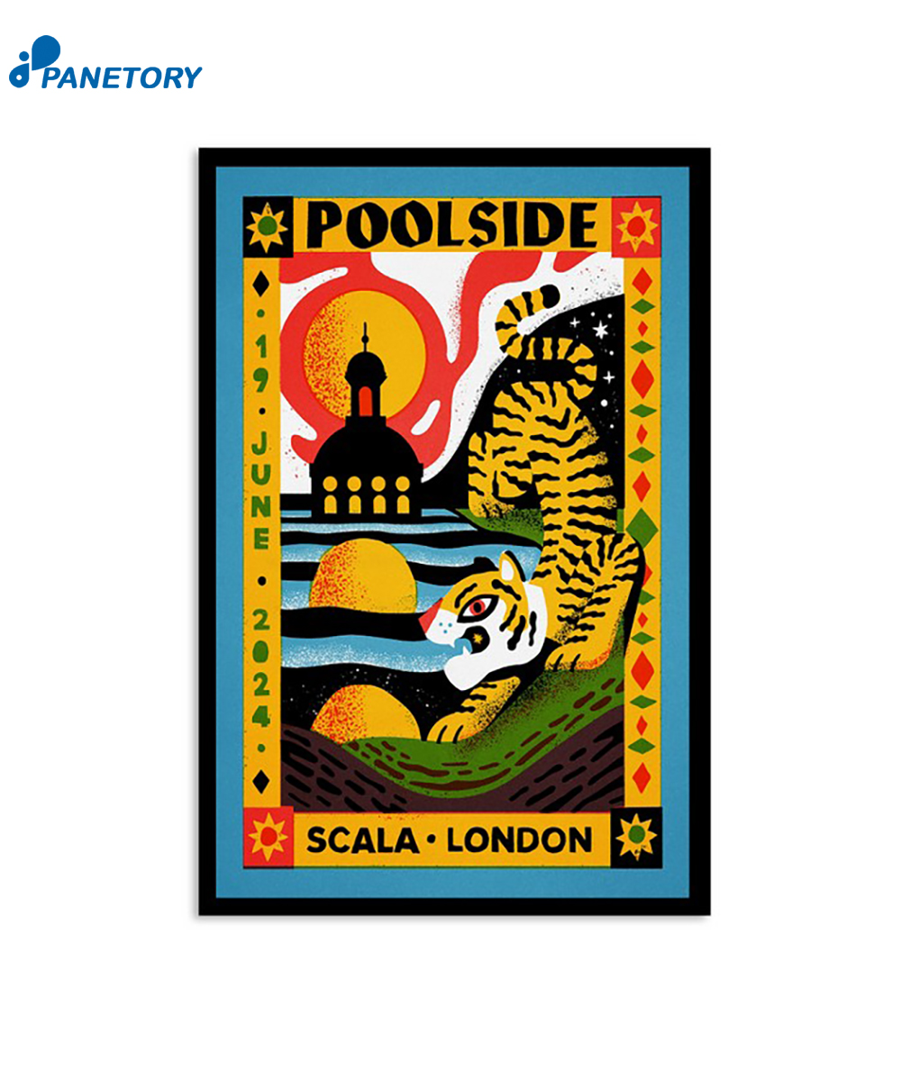 Poolside June 19 2024 Scala London Uk Poster 2 Poolside June 19 2024 Scala London Uk Poster