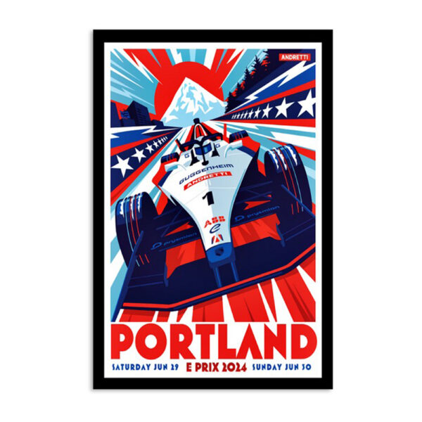 Portland Jun 29 2024 E Prix Poster