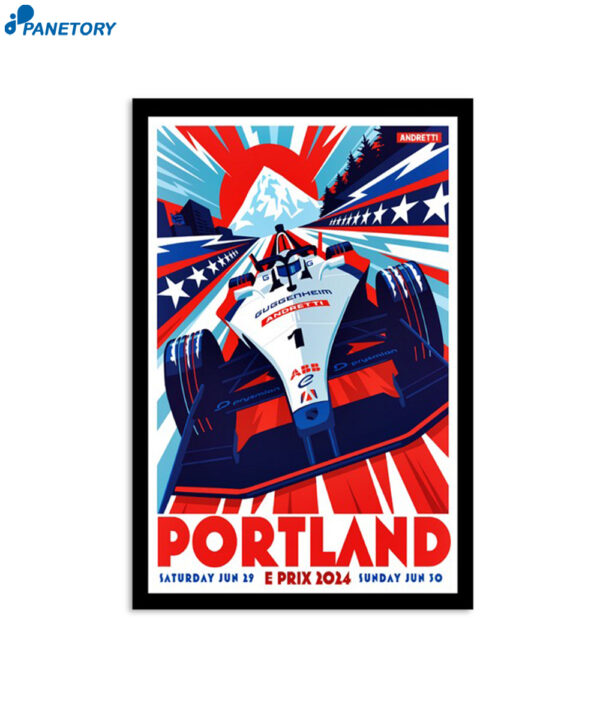 Portland Jun 29 2024 E Prix Poster