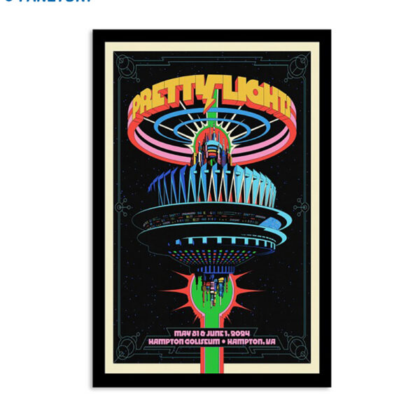 Pretty Lights Hampton Va May 31 & Jun 1 2024 Poster