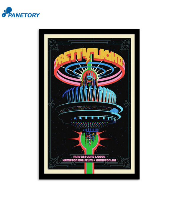 Pretty Lights Hampton Va May 31 & Jun 1 2024 Poster