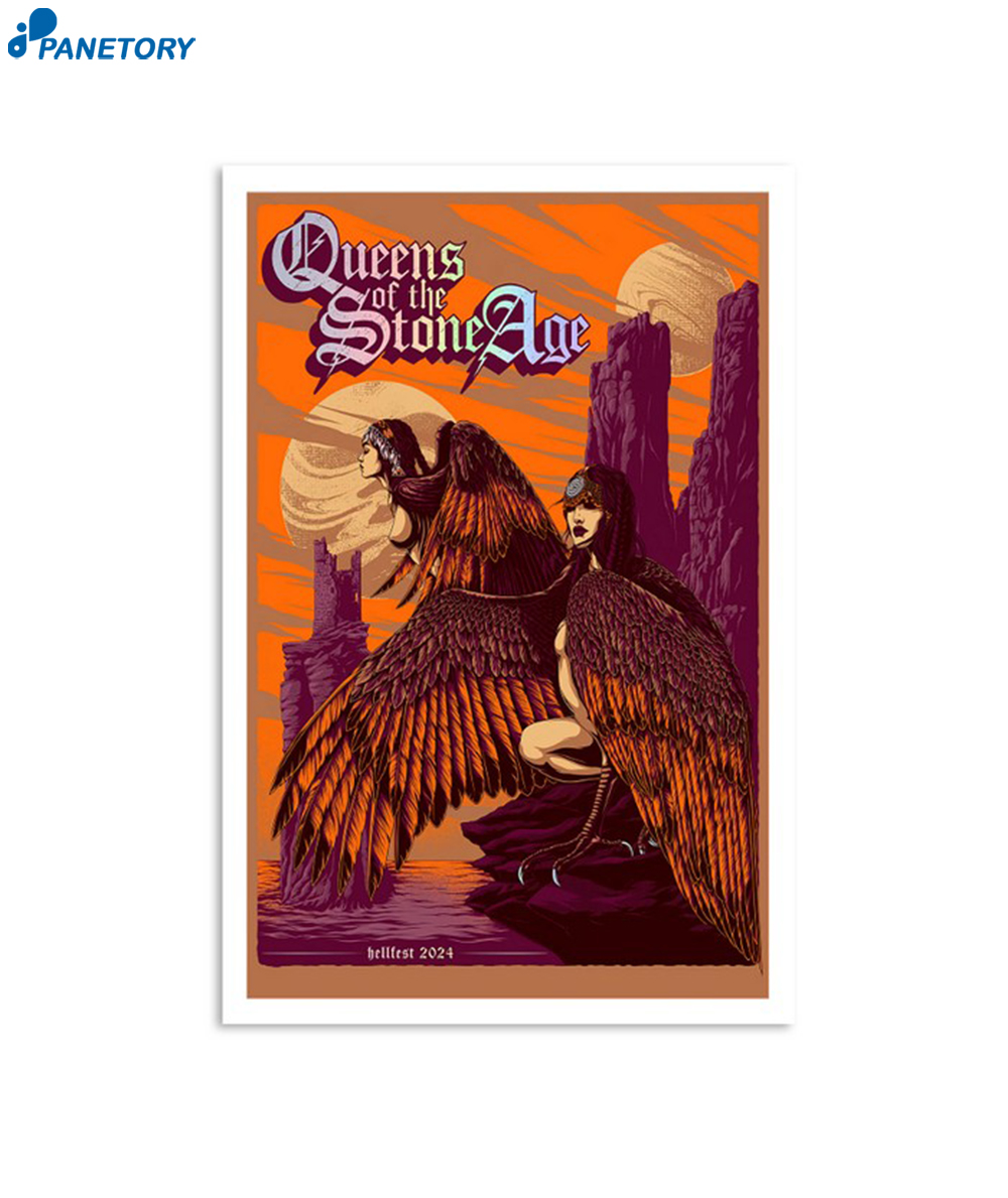 Queens Of The Stone Age June 27 2024 Complexe Du Val De Moine Poster 2 Queens Of The Stone Age Complexe Du Val De Moine June 27 2024 Poster