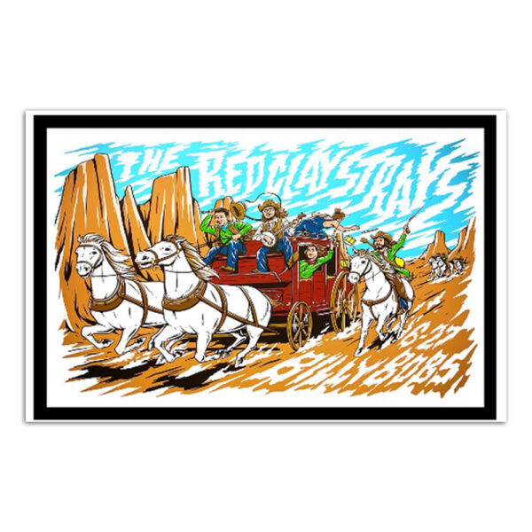 Red Clay Strays Billy Bob's Fort Worth Tx June 27 2024 Poster