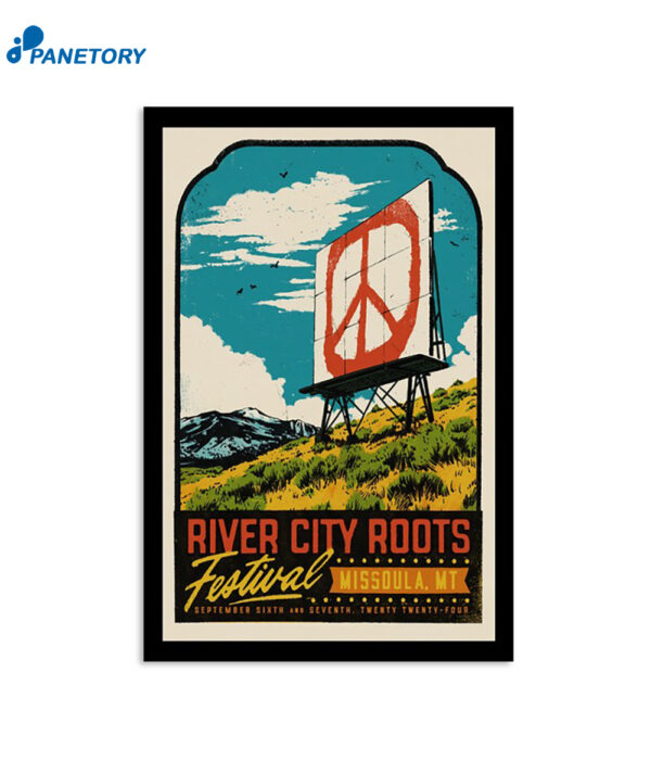 River City Roots Festival Sep 6-7 2024 Missoula Mt Poster
