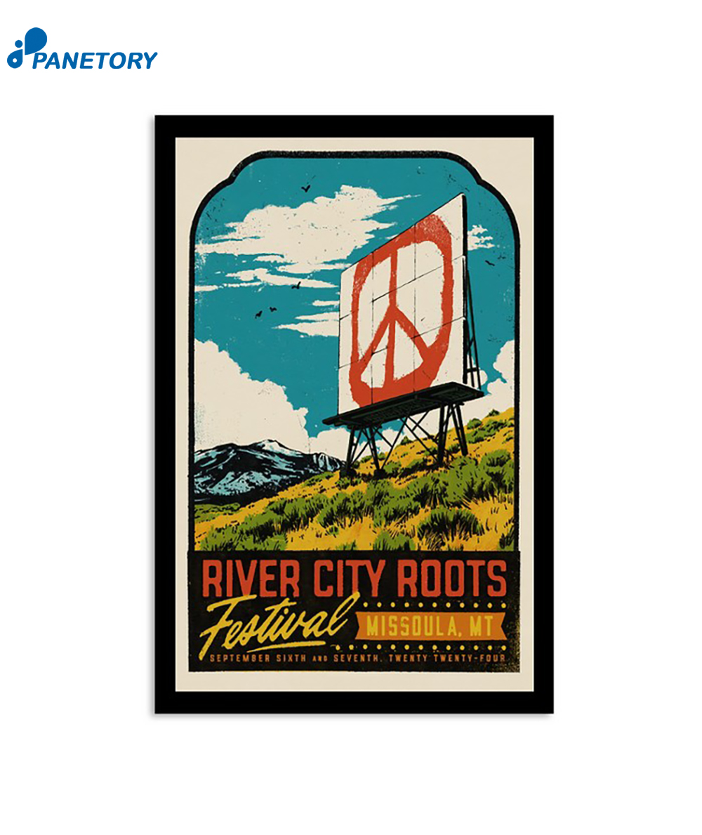 River City Roots Festival Sep 6-7 2024 Missoula Mt Poster 2 River City Roots Festival Sep 6-7 2024 Missoula Mt Poster