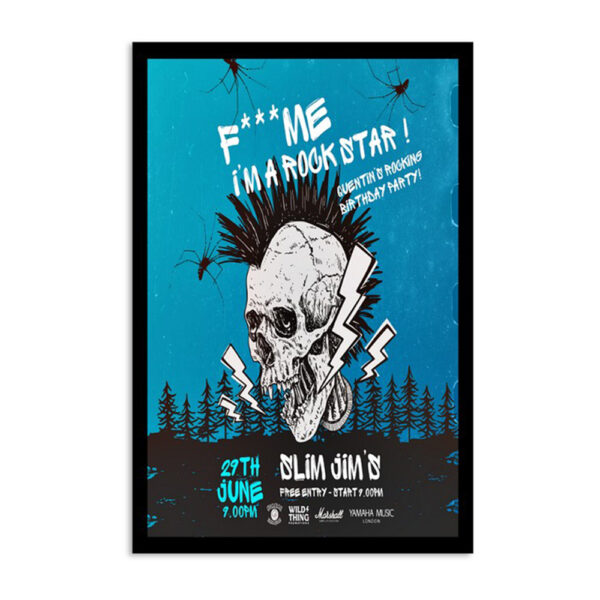 Slim Jim's Liquor Jun 29 2024 London Uk Poster