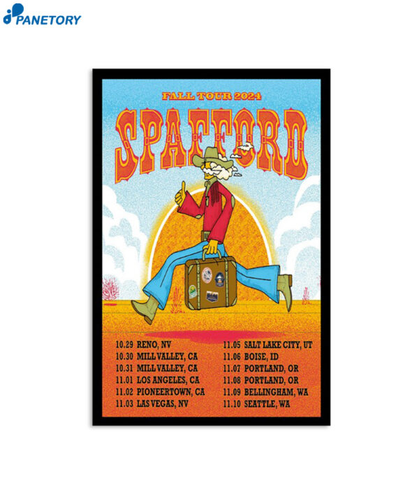 Spafford Fall Tour 2024 Poster