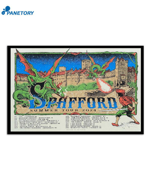 Spafford Summer Tour 2024 Poster