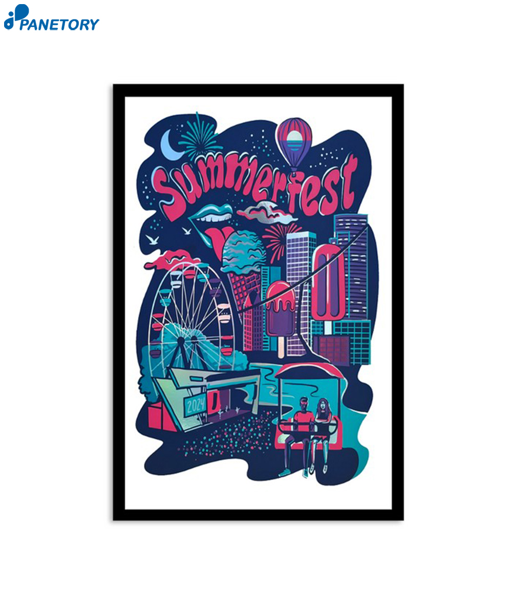 Summer Fest Milwaukee Wisconsin June 20-22 2024 Poster 2 Summer Fest Milwaukee Wisconsin June 20-22 2024 Poster