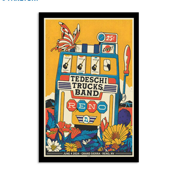 Tedeschi Trucks Band Grand Sierra Reno Nv Jun 4 2024 Poster
