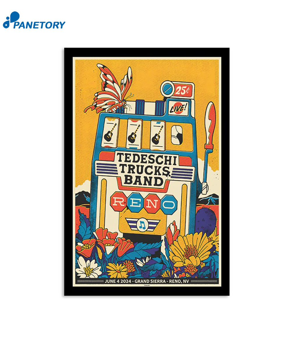 Tedeschi Trucks Band Grand Sierra Reno Nv Jun 4 2024 Poster 2 Tedeschi Trucks Band Grand Sierra Reno Nv Jun 4 2024 Poster