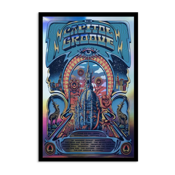 The Capital Groove Bushnell Park Hartford Ct June 29-30 2024 Poster