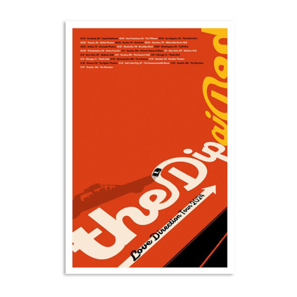 The Dip Tour Love Direction 2024 Poster
