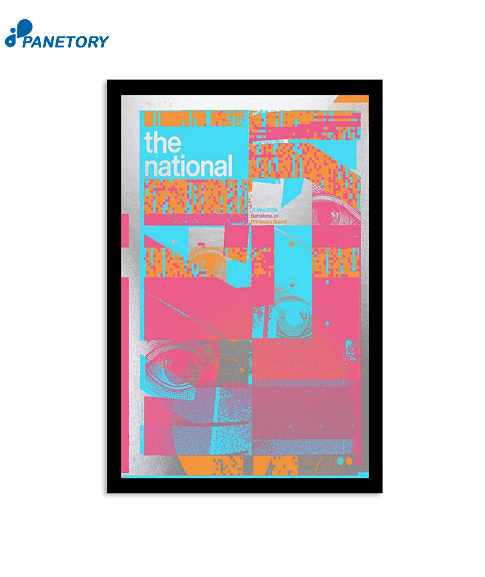 The National Barcelona Spain May 31 2024 Poster 2 The National Barcelona Spain May 31 2024 Poster