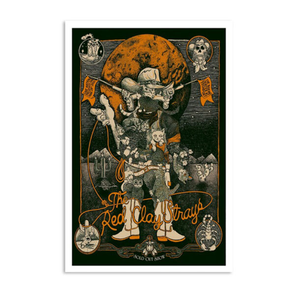 The Red Clay Strays Show At Boeing Center Tech Port On 28 2024 Poster