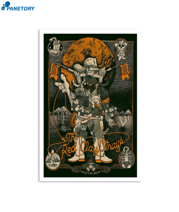 The Red Clay Strays Show At Boeing Center Tech Port On 28 2024 Poster