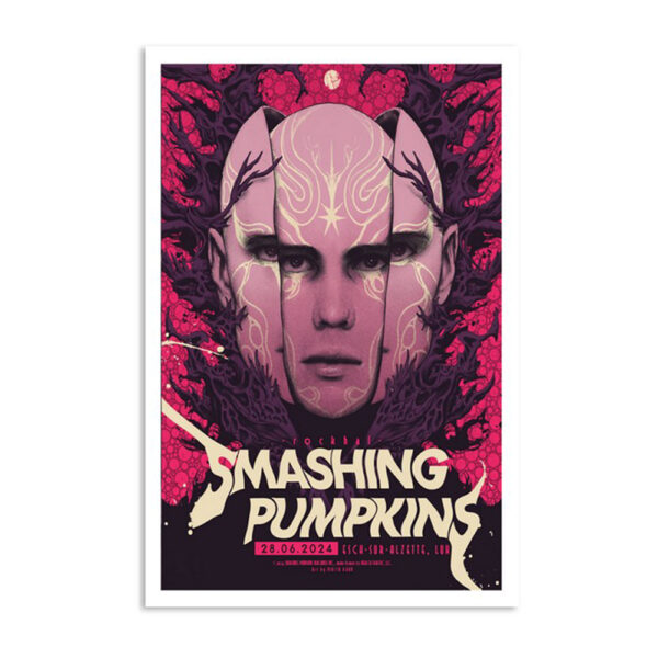 The Smashing Pumpkins Esch Sur Alzette Lux June 28 2024 Poster