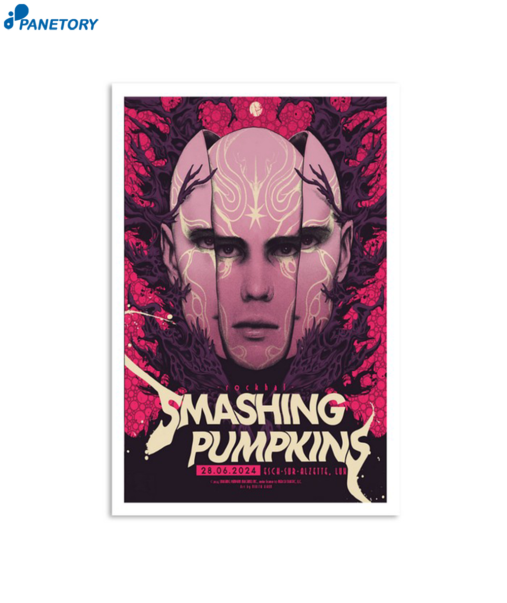 The Smashing Pumpkins Esch Sur Alzette Lux June 28 2024 Poster 2 The Smashing Pumpkins Esch Sur Alzette Lux June 28 2024 Poster