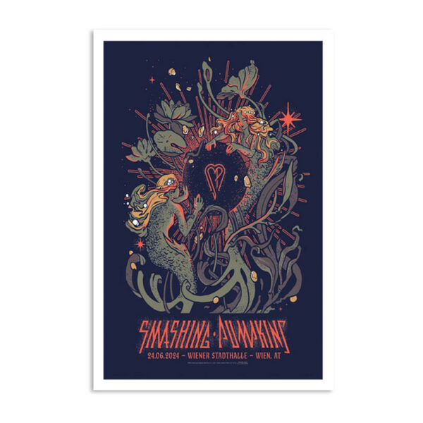 The Smashing Pumpkins June 24 2024 Wiener Stadthalle Wien AT Poster