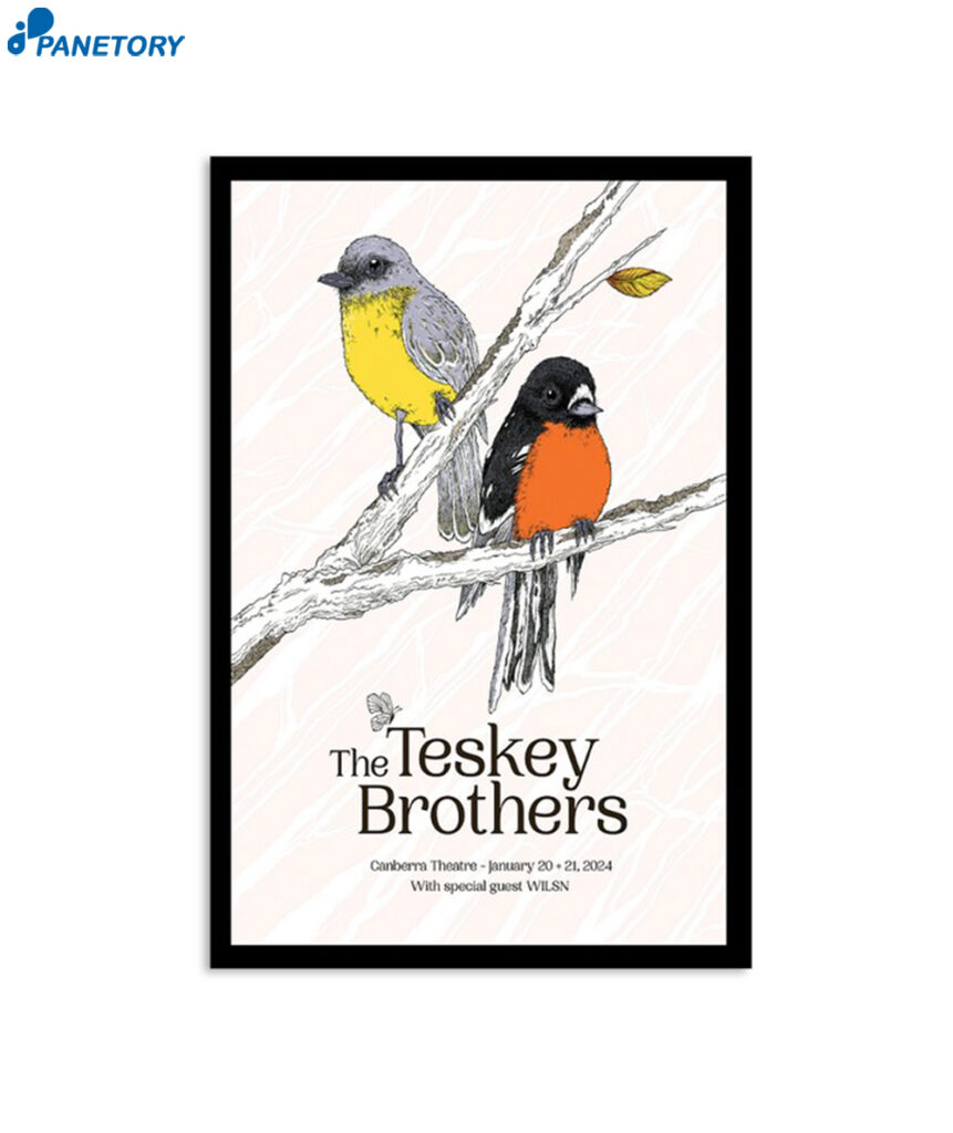 The Teskey Brothers Act Australia 2024 Poster 2 The Teskey Brothers Act Australia 2024 Poster