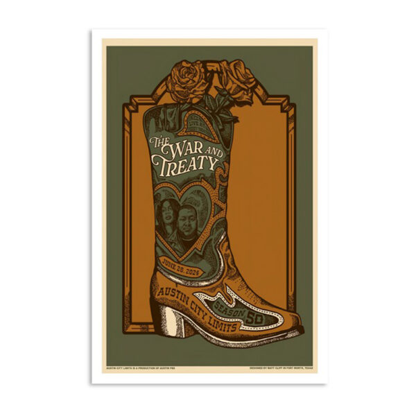 The War And Treaty The Moody Theater Austin Tx Jun 28 2024 Poster
