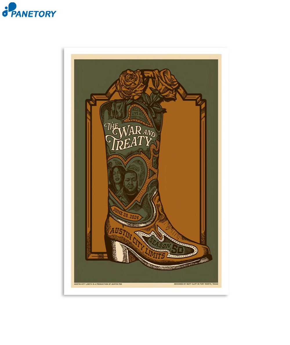 The War And Treaty The Moody Theater Austin Tx Jun 28 2024 Poster 2 The War And Treaty The Moody Theater Austin Tx Jun 28 2024 Poster