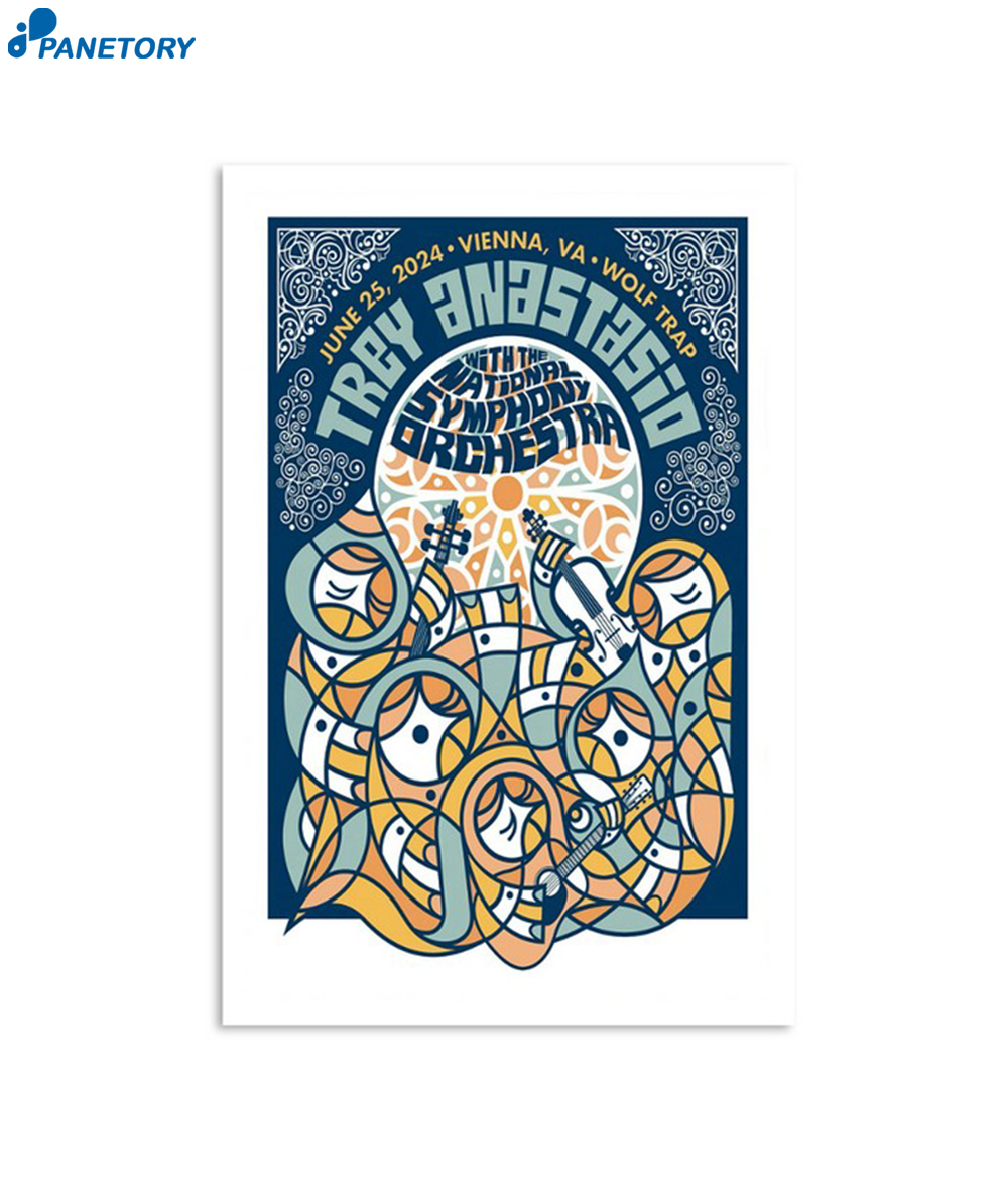 Trey Anastasio June 25 2024 Wolf Trap Vienna Va Poster 2 Trey Anastasio June 25 2024 Wolf Trap Vienna Va Poster