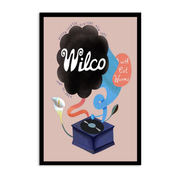 Wilco June 24 2024 Beacon Theater New York Ny Poster