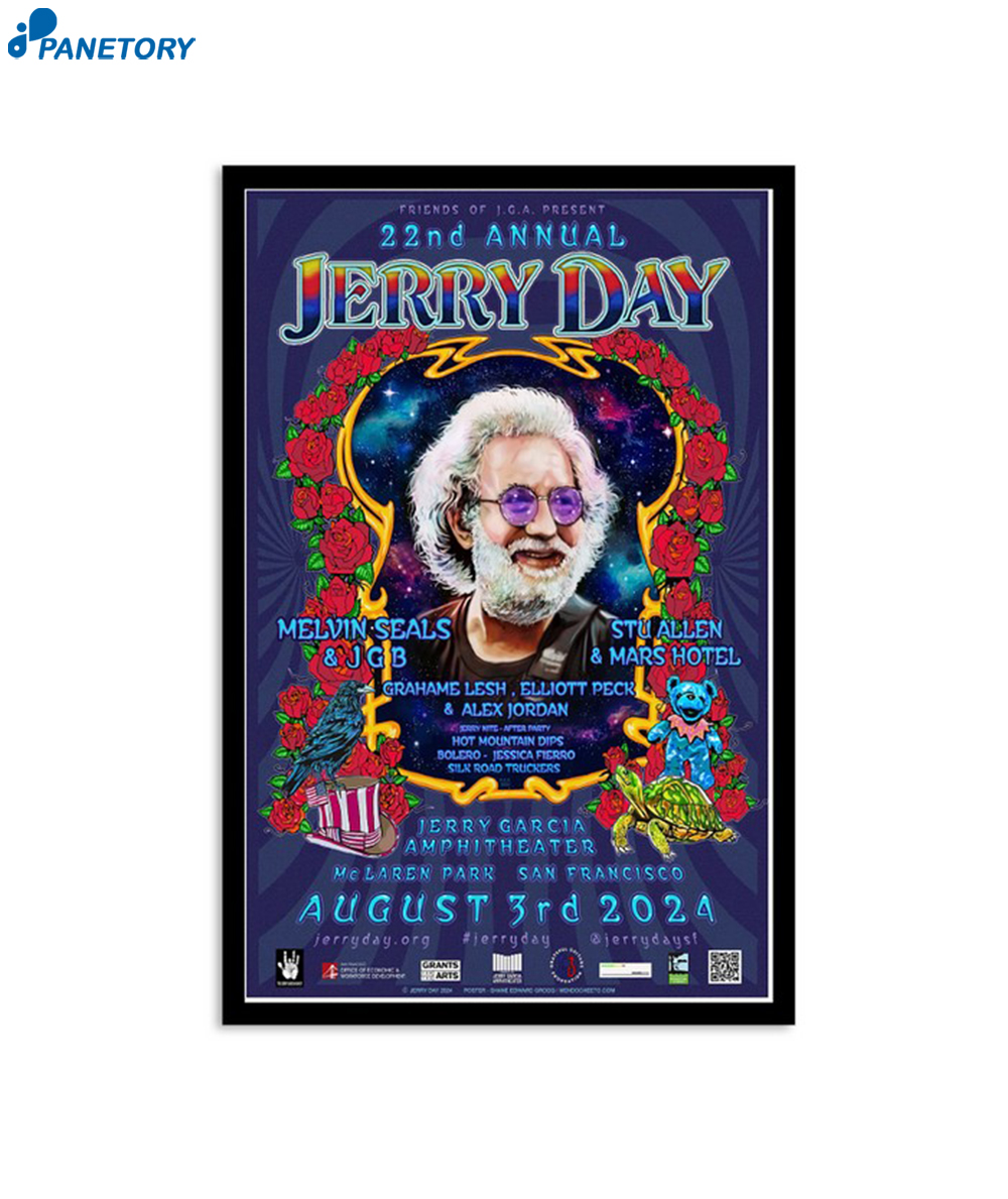 22nd Annual Jerry Day Jerry Garcia Amphitheater San Francisco CA Aug 3 ...