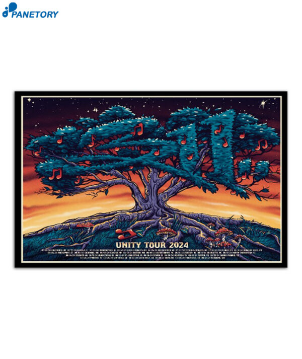 311 Band Unity Tour 2024 Poster