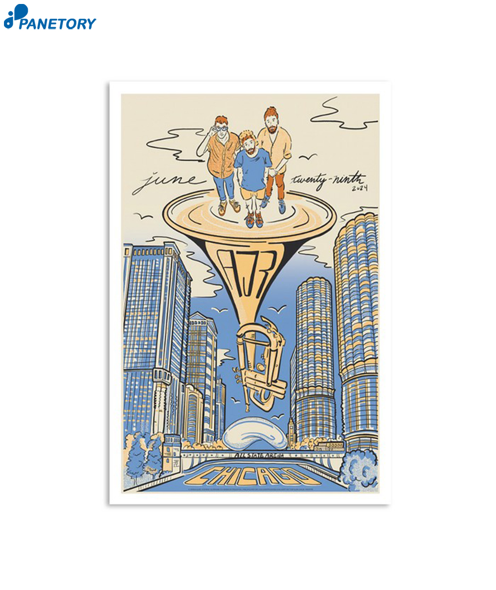 Ajr June 29 2024 Allstate Arena Rosemont Il Poster 2 Ajr June 29 2024 Allstate Arena Rosemont Il Poster