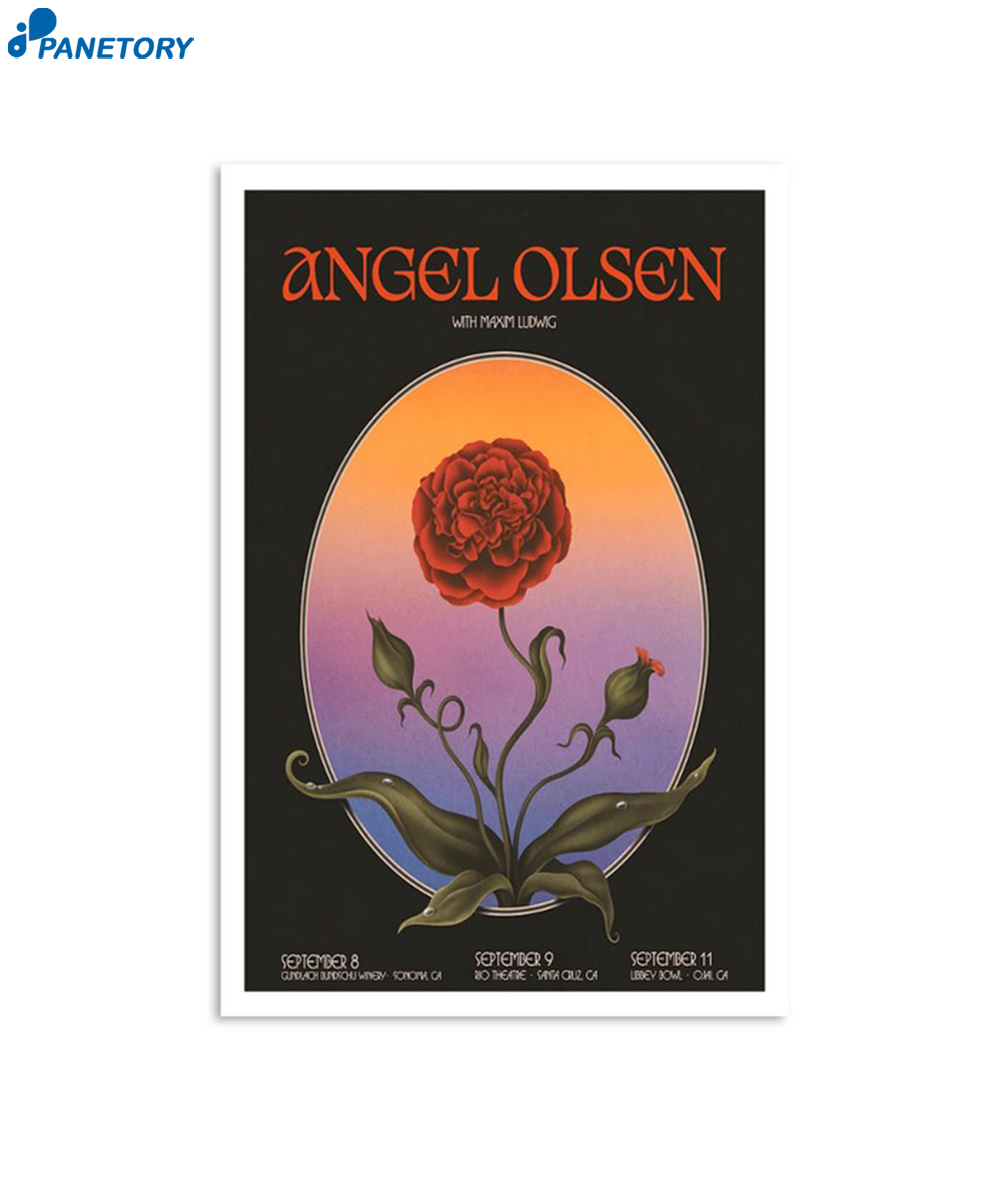 Angel Olsen California Sept 8-11 2024 Poster 2 Angel Olsen California Sept 8-11 2024 Poster