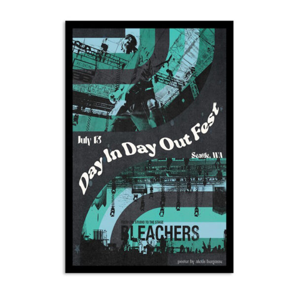 Bleachers Fisher Pavilion July 13 2024 In Seattle Wa Poster