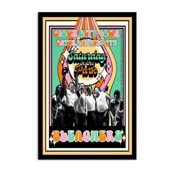 Bleachers Grandview Park Sioux City Ia July 6 2024 Poster