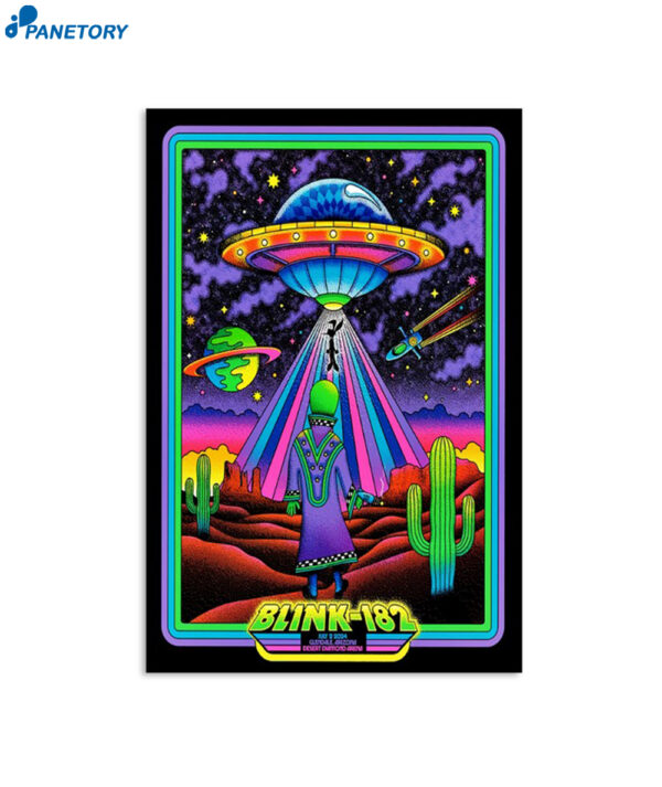 Blink 182 Desert Diamond Arena In Glendale Az July 2 2024 Poster