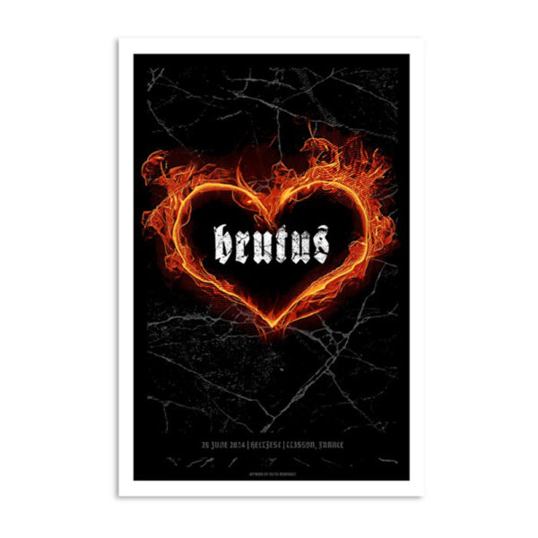 Brutus Hellfest Clisson June 29 2024 France Poster
