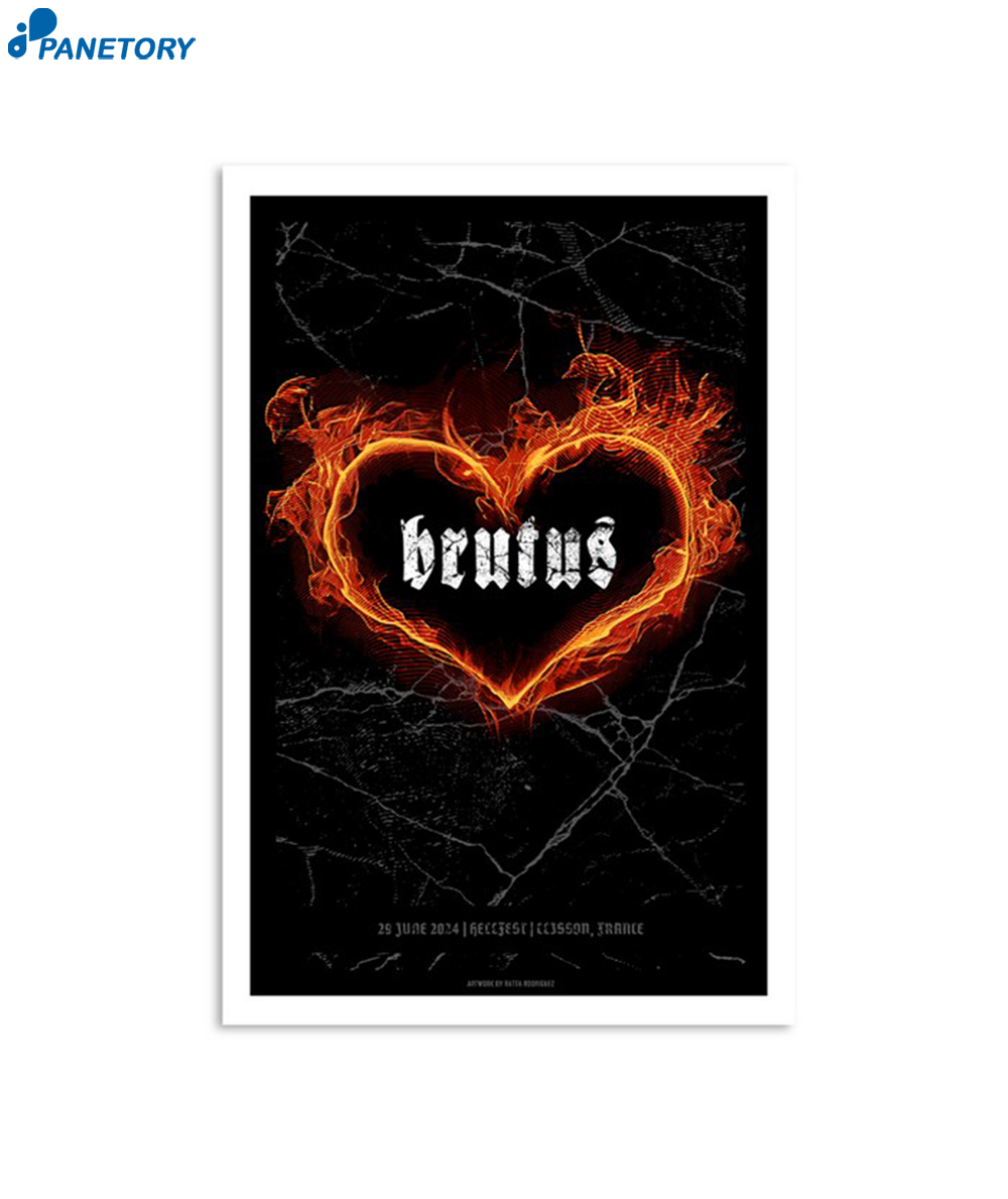 Brutus Hellfest Clisson June 29 2024 France Poster 2 Brutus Hellfest Clisson June 29 2024 France Poster