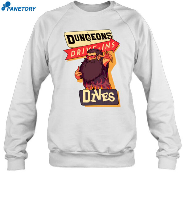 Catskullery Senshi Dungeons Drive-ins And Dives Shirt 1