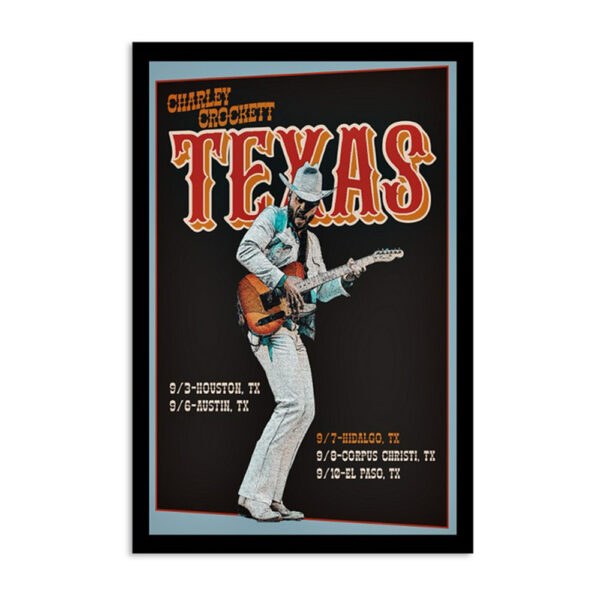 Charley Crockett Show Texas Sep 2024 Poster