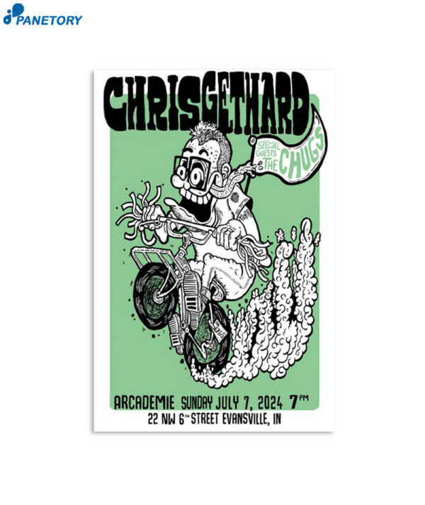 Chris Gethard Arcademie Evansville In July 7 2024 Poster