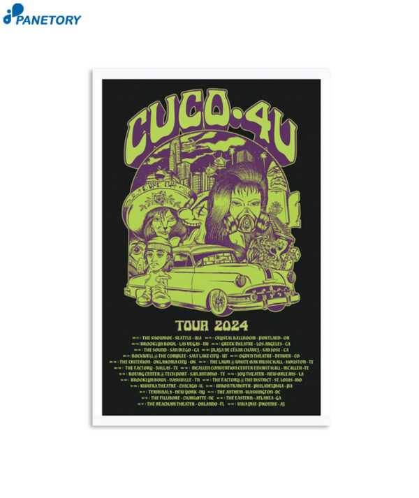 Cuco 4u Tour 2024 Poster