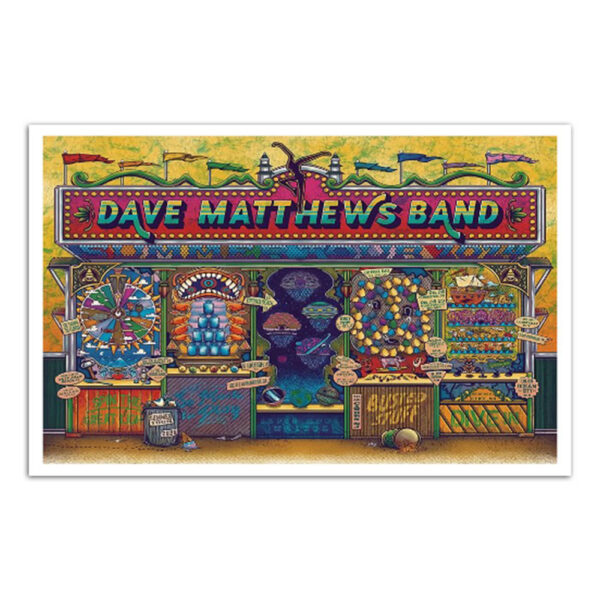 Dave Matthews Band Tour 2024 Summer Poster