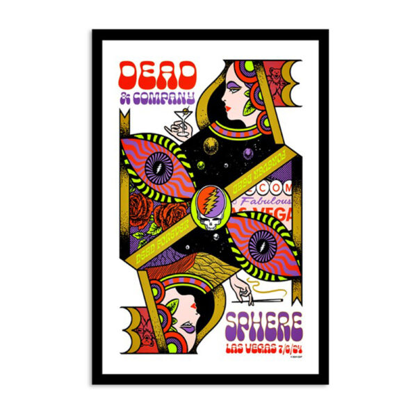 Dead And Company Tour Sphere On July 6 2024 Poster