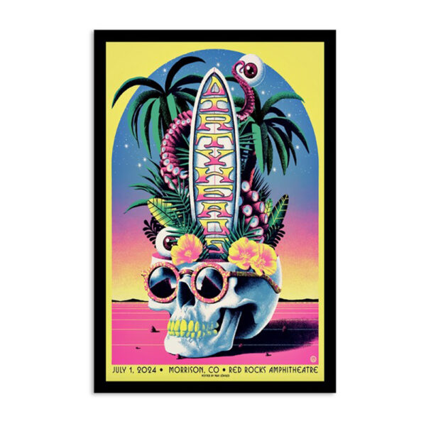 Dirty Head Red July 1 2024 Rocks Amphitheatre Morrison Co Poster