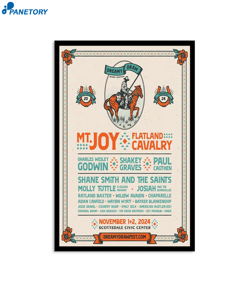 Dreamy Draw Music Festival Scottsdale Civic Center Scottsdale Arizona Nov 1 2 2024 Poster 2 Dreamy Draw Music Festival Scottsdale Civic Center Scottsdale Arizona Nov 1-2 2024 Poster