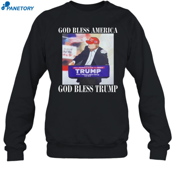 God Bless America God Bless Trump Shirt 1